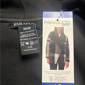 Parasuco Black and White Checkered shacket new with tags